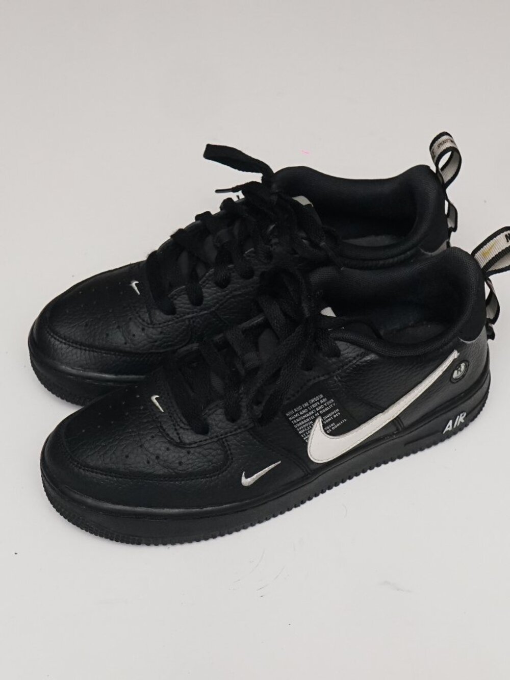 Air Force1 Utility Black LTD Sneaker Original Collection VHTF size 6.5